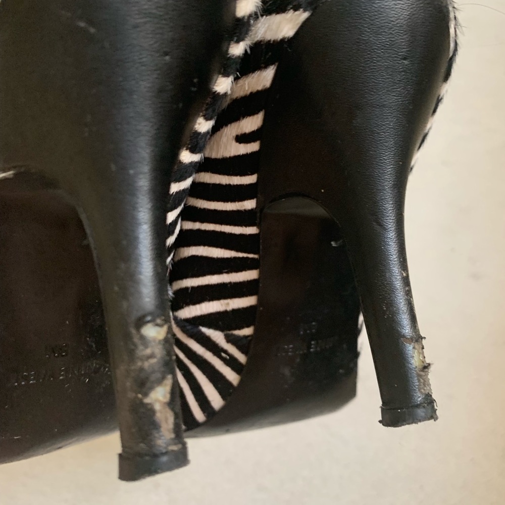 Nine West zebra pumps - Picture 5 of 5